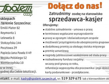 OGŁOSZENIE O PRACĘ