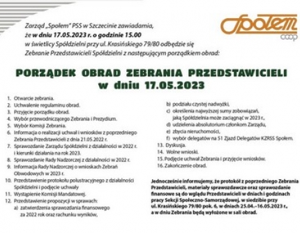 ZEBRANIE PRZEDSTAWICIELI