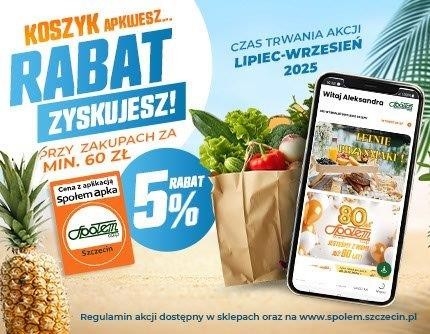 KOSZYK APKUJESZ - RABAT ZYSKUJESZ AKCJA  LIPIEC-WRZESIEŃ  2025