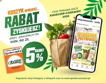 KOSZYK APKUJESZ - RABAT ZYSKUJESZ AKCJA KWIECIEŃ-CZERWIEC 2026 r.