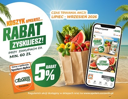 KOSZYK APKUJESZ - RABAT ZYSKUJESZ AKCJA LIPIEC-WRZESIEŃ 2026 r.