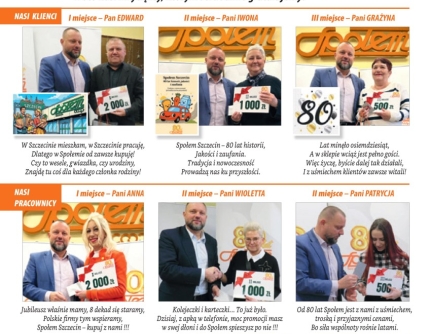 HASŁA NAGRODZONE -NAGRODY WRĘCZONE 