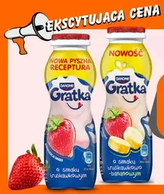 GRATKA JOGURT PITNY 155G RÓŻNE SMAKI