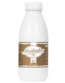 MAŚLANKA NATURALNA BUTELKA Z WIEJSKIEGO DWORKU 400G 