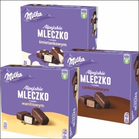 ALPEJSKIE MLECZKO 330G RÓŻNE SMAKI