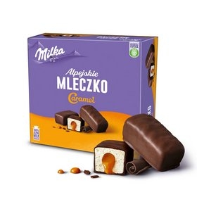 MLECZKO ALPEJSKIE MILKA RÓŻNE RODZAJE