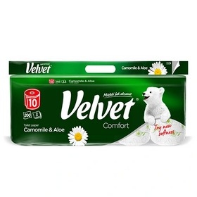 PAPIER TOALETOWY VELVET 10SZT