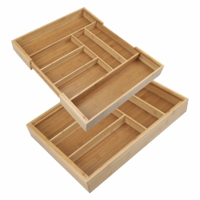 BAMBUSOWY ORGANIZER DO SZUFLADY REGULOWANY