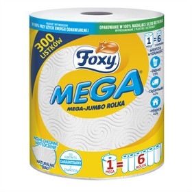 RĘCZNIK PAPIEROWY FOXY MEGA-JUMBO ROLKA