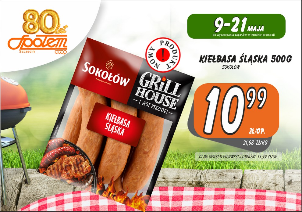 Sklepy Społem - KIEŁBASA ŚLĄSKA 500G